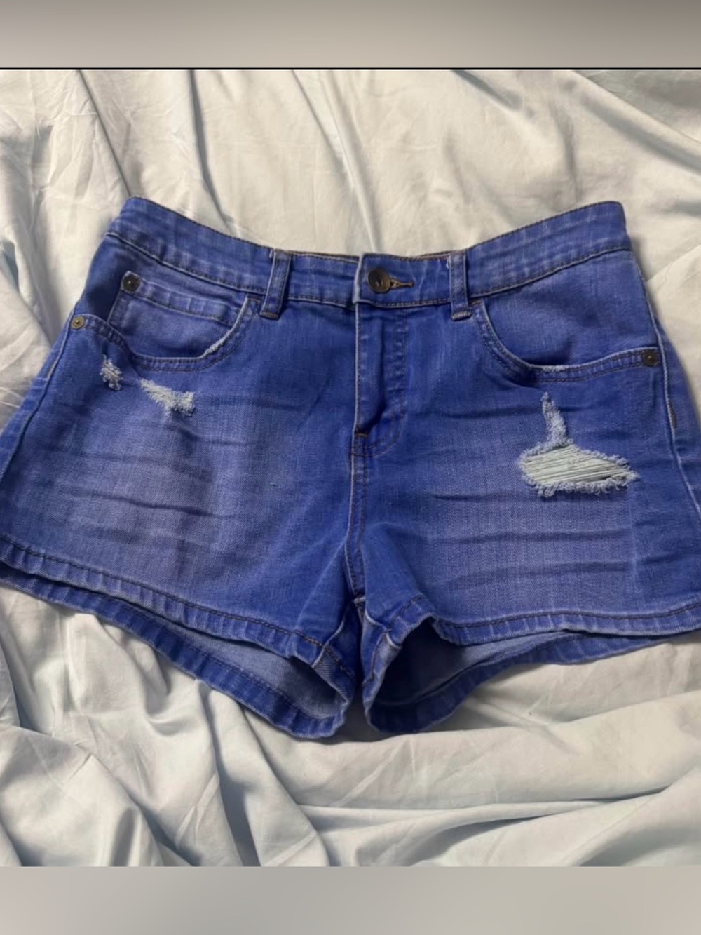 Billabong Blue Distressed Women’s Denim Shorts